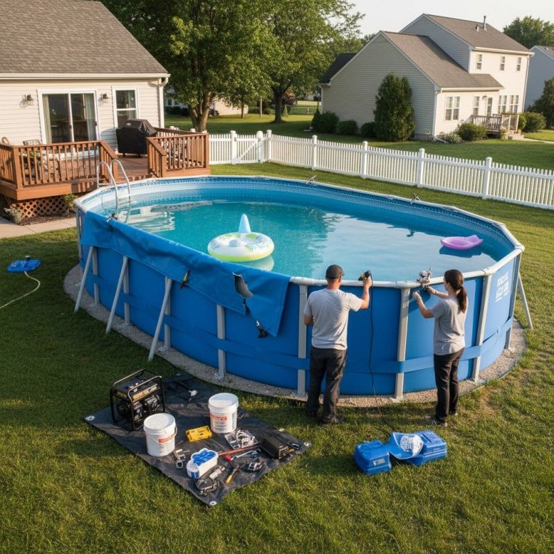 Above Ground Pool Installation