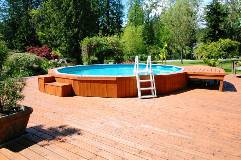 Products For Above Ground Pool Installations in use
